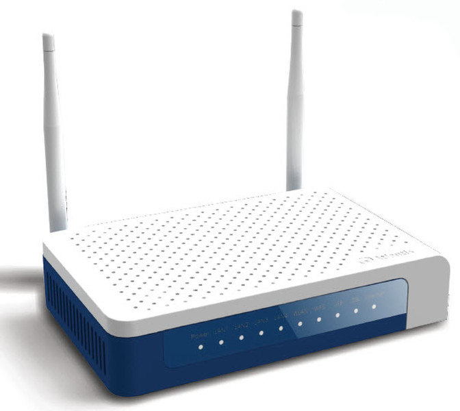 Atlantis Land 144 WN+ Fast Ethernet Blue,White wireless router