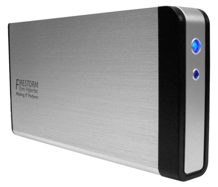 Hypertec FIRESTORM 250GB 2.0 250GB Black,Silver external hard drive