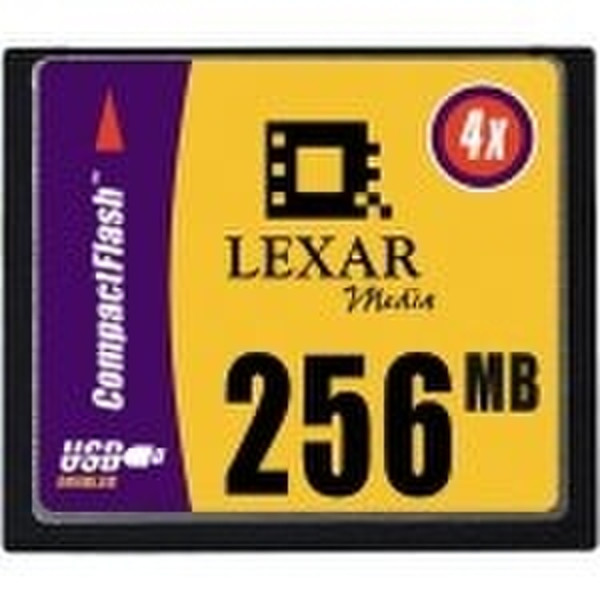 Lexar Compact Flash Card 256Mb 0.25ГБ CompactFlash карта памяти