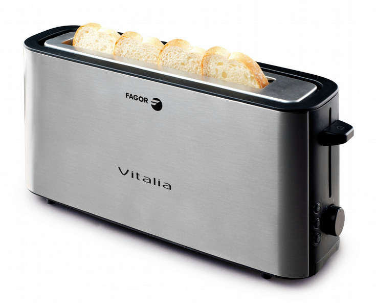 Fagor TT-401 1slice(s) 950, -W Stainless steel toaster