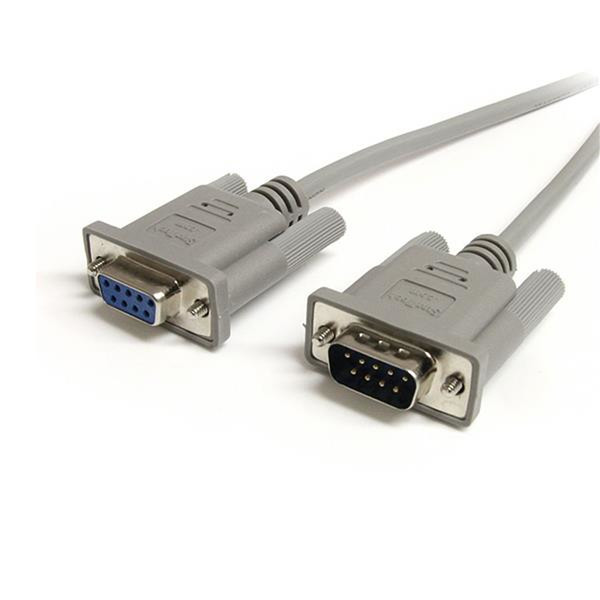 StarTech.com 25 ft. 9-pin Straight Through Cable (M/F) 7.62м Серый кабель клавиатуры / видео / мыши