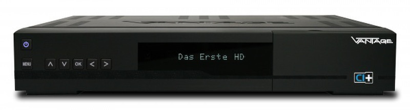 Vantage VT-100S USB PVR Satellite Full HD Black TV set-top box