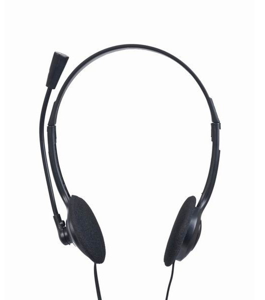 Gembird MHS-121 Binaural Kopfband Schwarz Headset