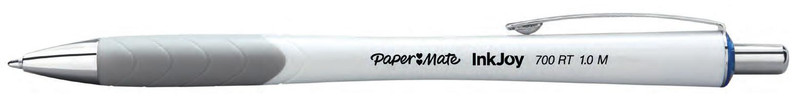 Papermate Inkjoy 700 RT Clip-on retractable ballpoint pen Medium Blue