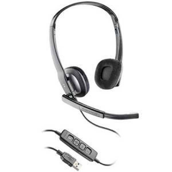 Plantronics C220 USB Стереофонический Оголовье Черный гарнитура