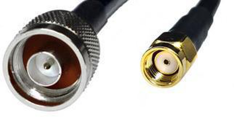Premiertek PT-NM-RSMA-3 3m N-type RP-SMA Black coaxial cable