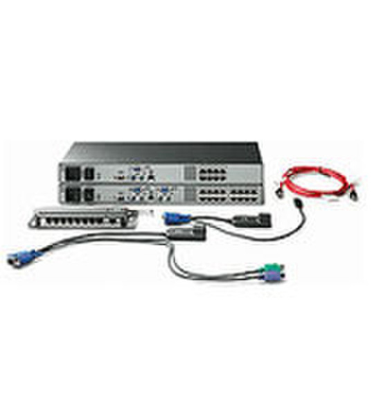 HP KVM CAT5 0x2x16 Server Console Switch KVM switch