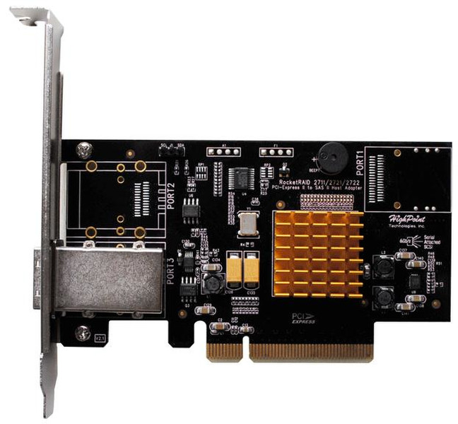 Highpoint RocketRAID 2711 Internal mini SAS interface cards/adapter