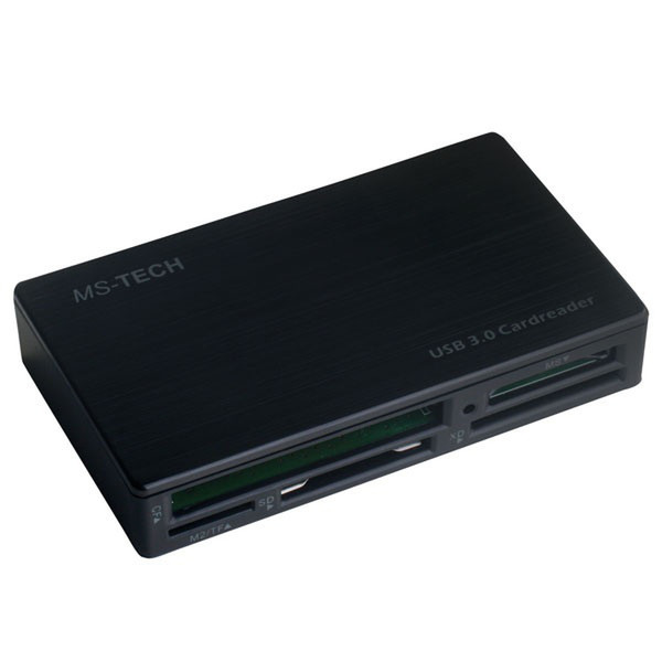 MS-Tech LU-194 USB 3.0 Black card reader