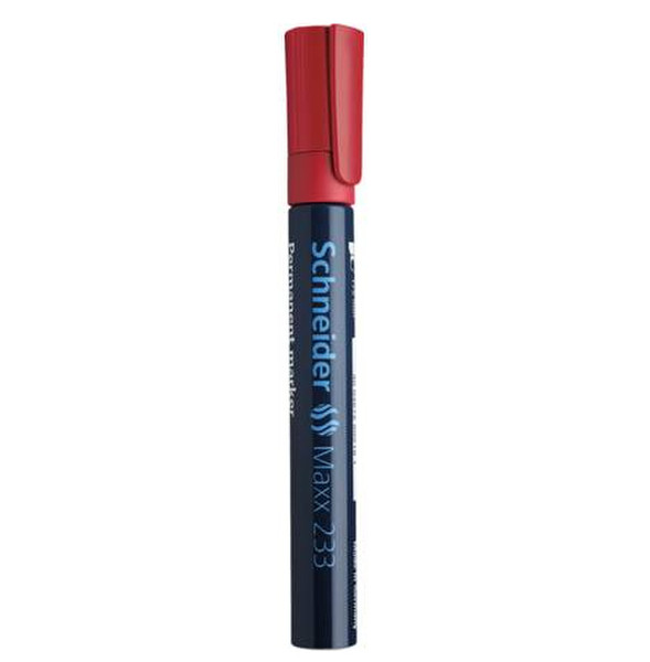 Schneider Maxx 233 Скошенный наконечник Красный перманентная маркер