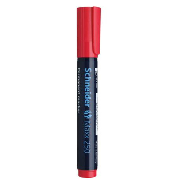 Schneider Maxx 250 Скошенный наконечник Красный перманентная маркер