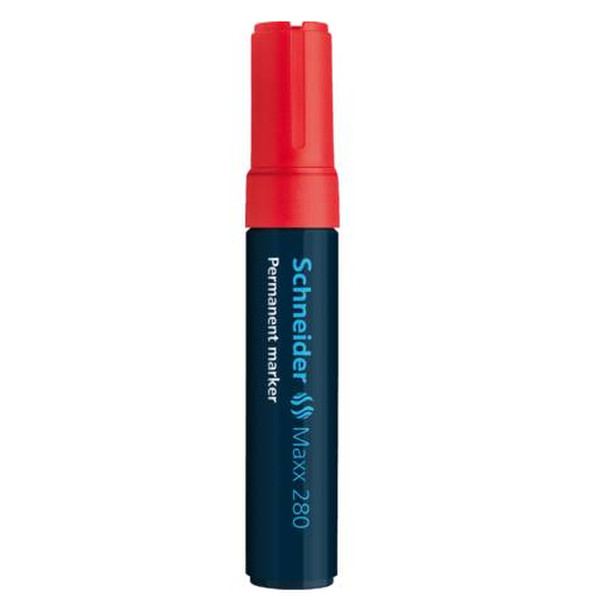 Schneider Maxx 280 Chisel tip Red permanent marker