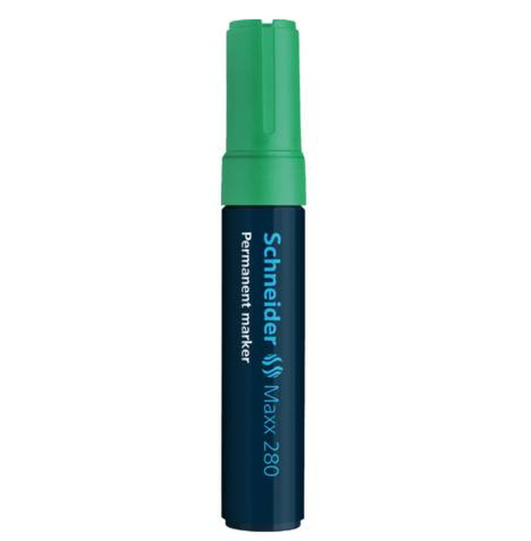 Schneider Maxx 280 Chisel tip Green permanent marker