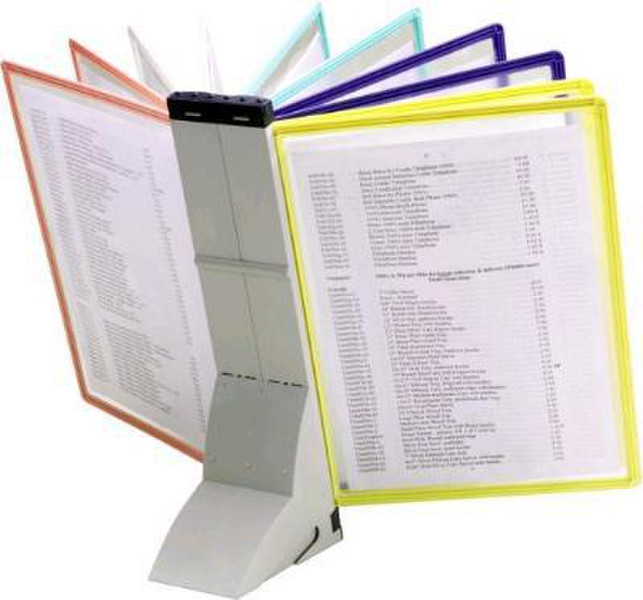 Nobo Pivodex Desk Kit - Plastic - 10 Folders