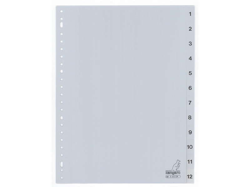 Kangaro G412CM Plastic Grey 1pc(s) divider