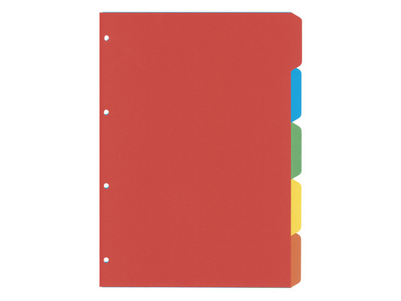 Kangaro PE405 Karton Mehrfarben, Rot 1Stück(e) Trennblatt