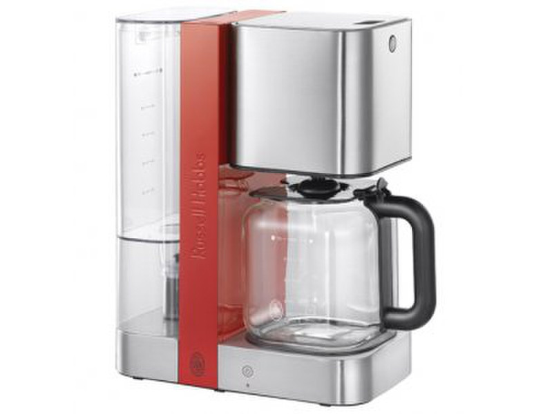 Russell Hobbs Steel Touch Drip coffee maker 1.25L 8cups Stainless steel