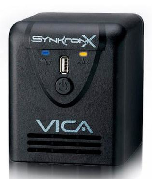 Vica Synkron X 2000VA 6AC outlet(s) Compact Black uninterruptible power supply (UPS)