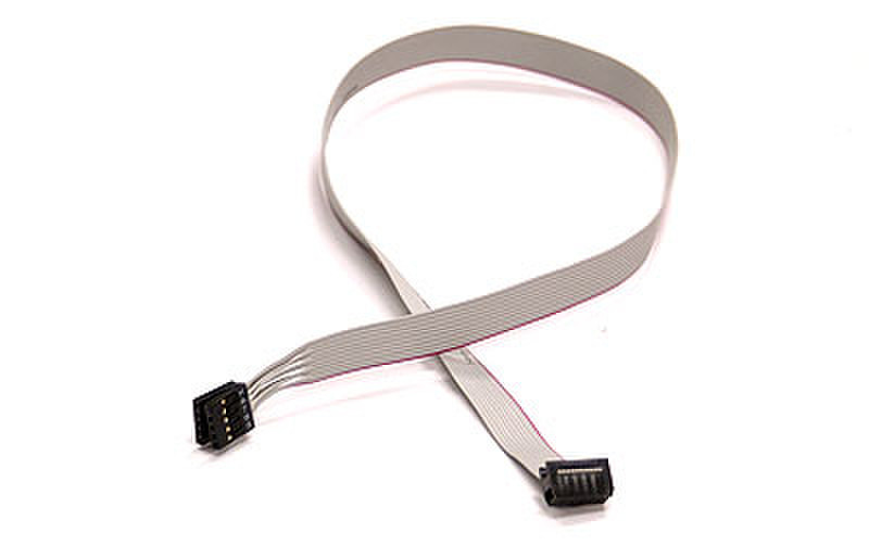 Supermicro SATA HDD LED Flat Cable, 10-pin, 1x5+1x5, 45.7cm, Pb-free 0.45м Серый кабель SATA
