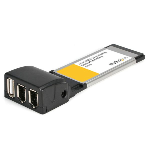 StarTech.com 1 Port USB 2.0 und 2 Port FireWire Laptop ExpressCard Adapterkarte