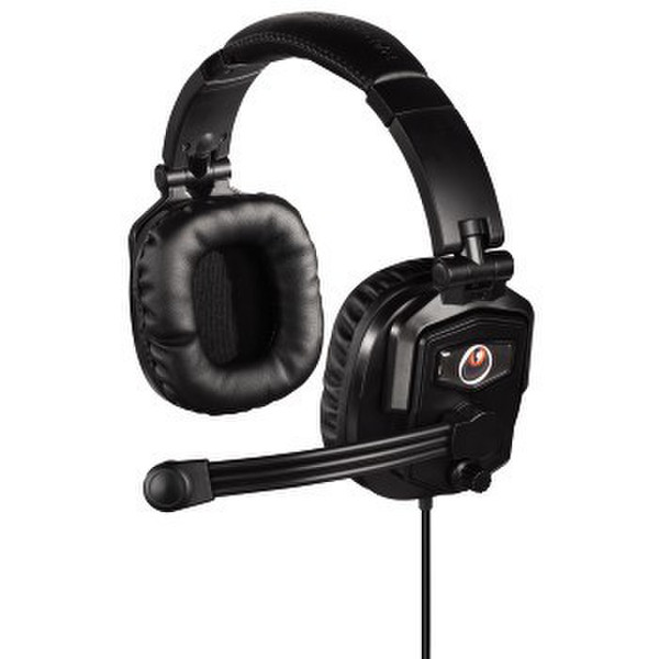 Hama H5 Binaural Kopfband Schwarz Headset