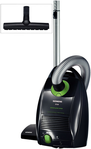 Siemens VSZ5GPX2 Cylinder vacuum 4.5L 850W Black,Green vacuum