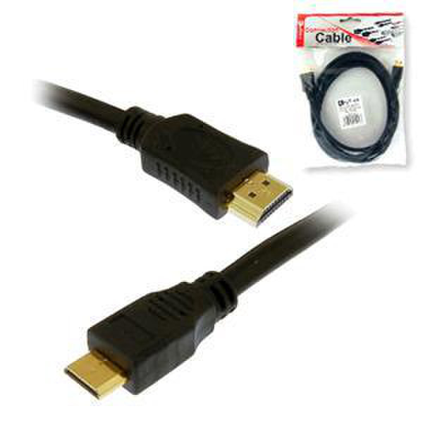 Keyteck CC-MINIHDMI 1.8м Mini-HDMI HDMI Черный HDMI кабель