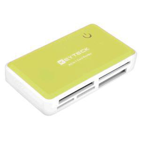 Keyteck CR-448 USB 2.0 Зеленый устройство для чтения карт флэш-памяти