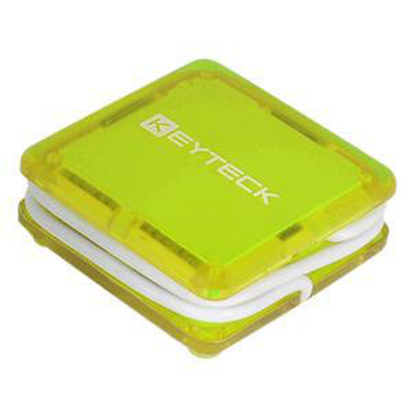 Keyteck HUB-117 480Мбит/с Зеленый