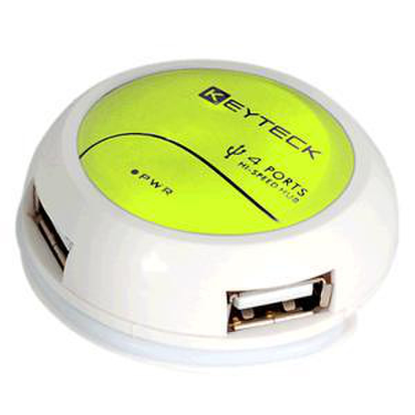 Keyteck HUB-148 480Мбит/с Зеленый