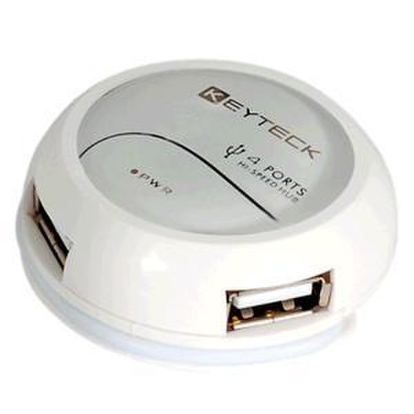 Keyteck HUB-148 480Мбит/с Белый
