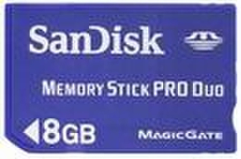 Sandisk Memory Stick PRO Duo 8GB 8GB MS memory card