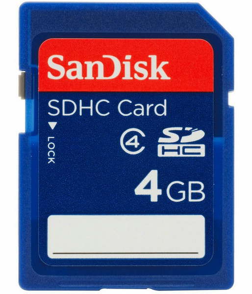 Sandisk SDHC 4GB 4GB SDHC memory card