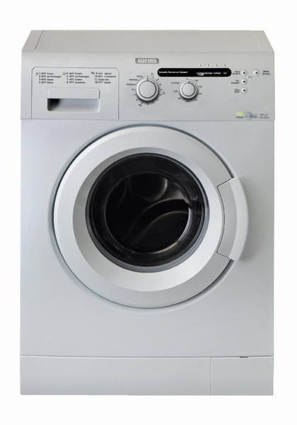 Ignis LOP 1070 IG freestanding Front-load 7kg 1000RPM A Silver washing machine
