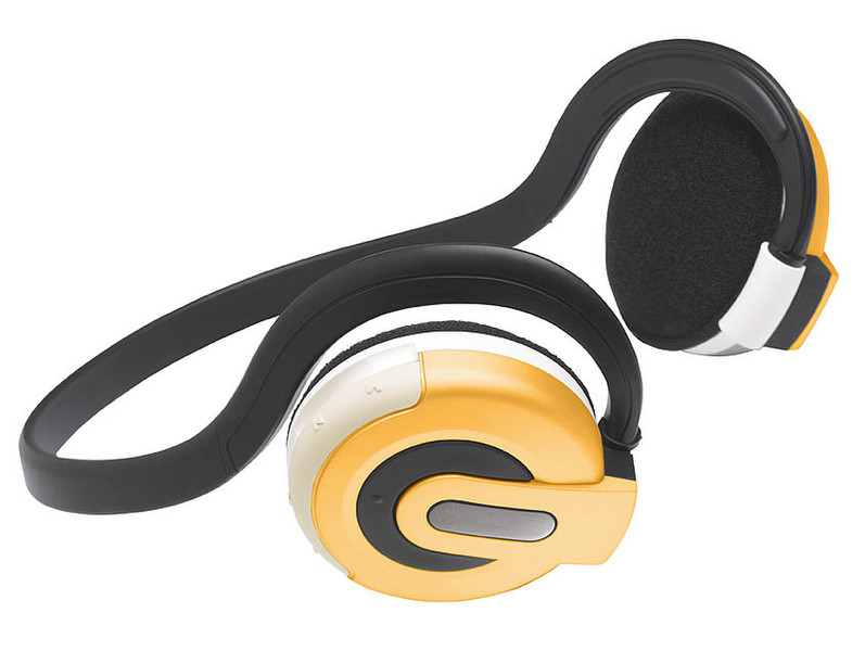 Iqua Headset BHS-701 Стереофонический Bluetooth Черный, Желтый гарнитура мобильного устройства