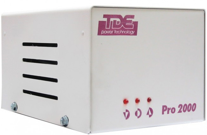 TDE Pro 2000 2000ВА 4розетка(и) Компактный Белый источник бесперебойного питания