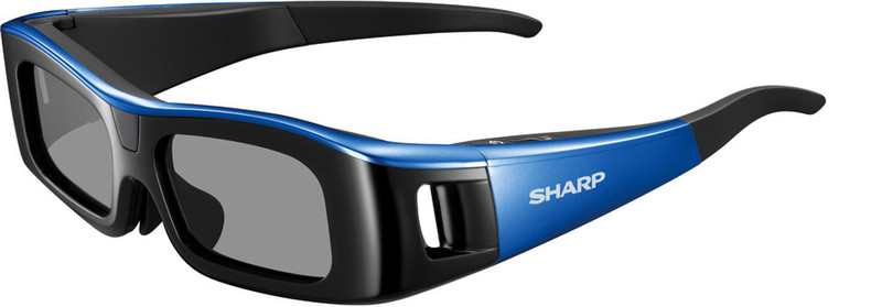 Sharp AN-3DG10-A Black,Blue stereoscopic 3D glasses