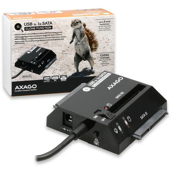 Axago ADSA-3S SATA interface cards/adapter