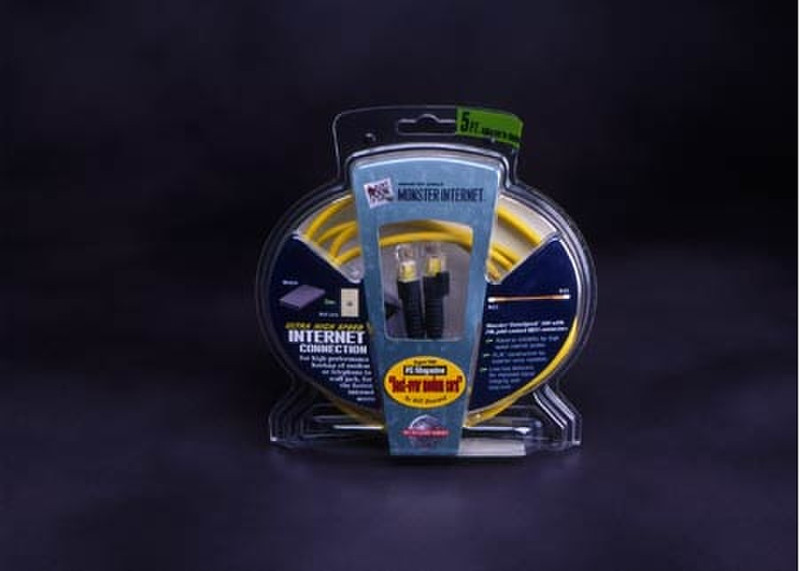 Monster Cable Ultra-High Speed Internet Phone Cable RJ11 10 ft. 3m networking cable