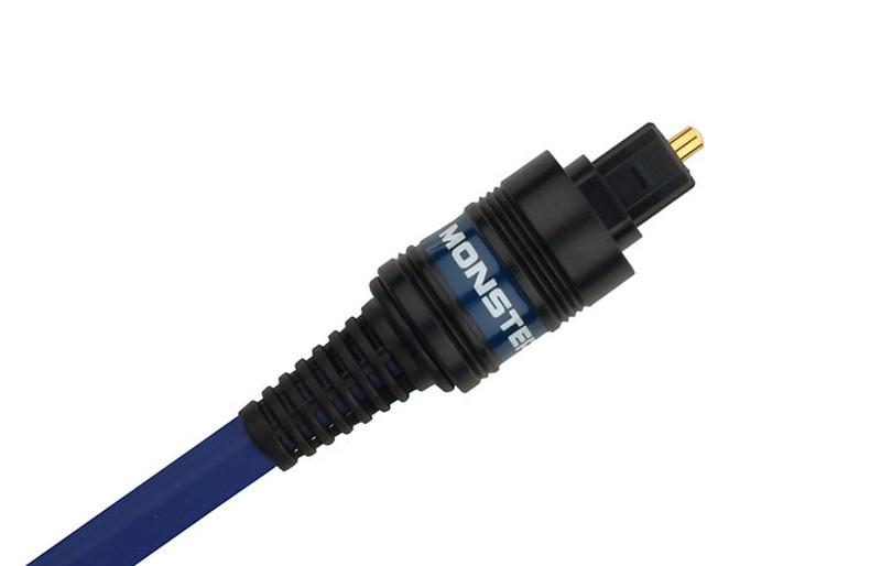 Monster Cable Interlink® LightSpeed™ 100 High Performance Digital Fiber Optic Cable 1m toslink-to-mini 1m Glasfaserkabel