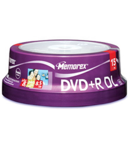 Memorex 8x DVD+R Double Layer 8.5GB DVD+R 15pc(s)