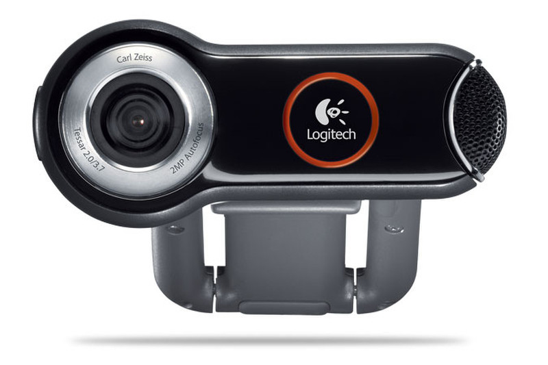 Logitech QuickCam® Pro 9000 1600 x 1200пикселей Черный, Cеребряный вебкамера