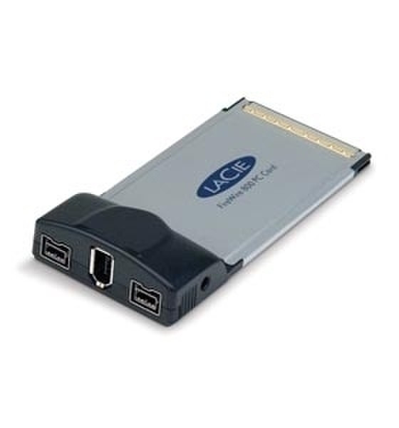LaCie FireWire 800 PC Card - 2 x IEEE 1394b interface cards/adapter