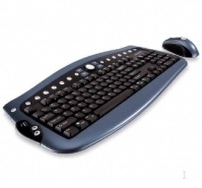 Kensington PilotBoard Wireless Desktop Беспроводной RF QWERTY клавиатура