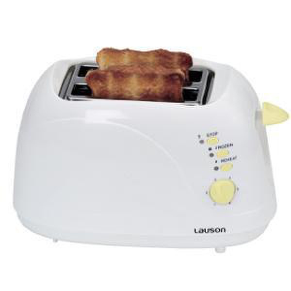 Lauson ATT106 2slice(s) 750, -W Weiß Toaster