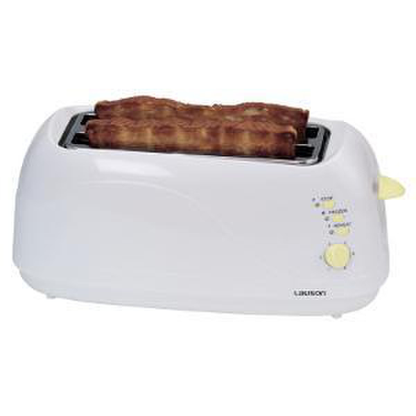 Lauson ATT107 4slice(s) 1300, -W White toaster