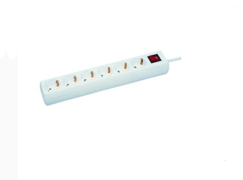 Microconnect GRU0063W 6AC outlet(s) 3m White power extension