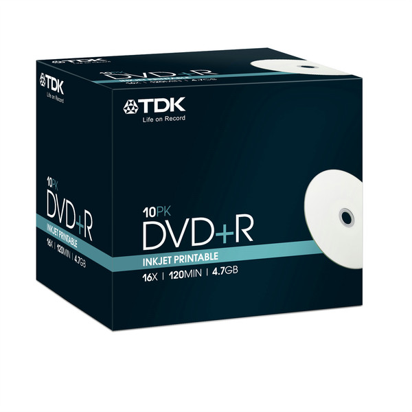 TDK 10 x DVD+R 4.7GB 4.7GB DVD-R 10pc(s)