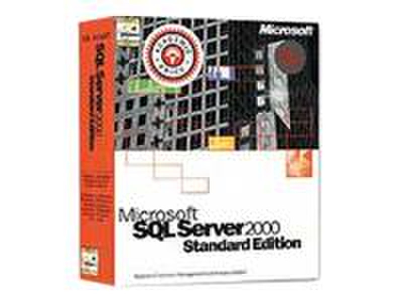 Microsoft MS SQL Server 2000 Standard 1 Processor Lic Intl CD