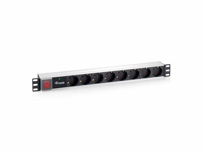 Equip 8-Bay German Power Distribution Unit with Surge Protection